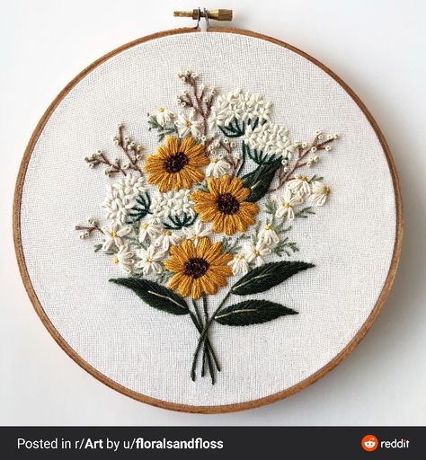 Embroidery Flowers Bouquet, Embroider Flower Bouquet, Embroidered Bouquet Of Flowers, Bouquet Of Flowers Embroidery, Flower Bouquet Embroidery Pattern, Embroidered Flower Bouquet, Simple Embroidery Flowers, Flower Bouquet Embroidery, Embroidery Bouquet