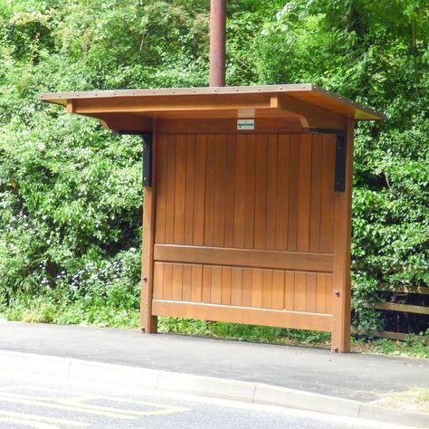 Bus Stop Shelter, Horse Shelter, Bus Shelters, Classroom Projects, Bus Stop, Leicester, Joinery, Outdoor Storage Box, Instagram Profile