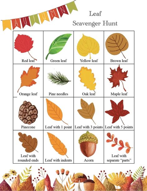 Free Printable Fall Scavenger Hunts. 7 options: leaf, nature, outdoor, festival, indoor, and blank scavenger hunts for the kids. Fall Leaf Scavenger Hunt Printable, Fall Leaf Scavenger Hunt, Autumn Scavenger Hunt Printable, Fall Scavenger Hunt For Toddlers, Signs Of Fall Scavenger Hunt, Fall Nature Walk Activities Kids, Fall Nature Walk Scavenger Hunt, Fall Garden Activities For Kids, Leaf Hunt Printable