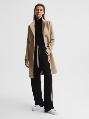 Designer Women's Coats | The Women's Coat Edit - REISS Reiss Coat, Mid Length Coat, Core Wardrobe, Collared Coat, Camel Coat, Wool Blend Coat, Black Coat, Coats Jackets Women, Wool Coat