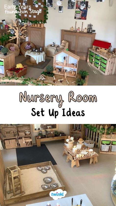 Nursery Room Layout Ideas. Thanks to Your Nursery Limited for sharing Nursery Room Childcare Ideas, Nursery Ideas Childcare, Early Head Start Classroom Ideas, Nursery School Ideas, Nursery Room Layout, Baby Room Layout Ideas, Babies Room Childcare Ideas, Nursery Education Ideas, Kindy Classroom