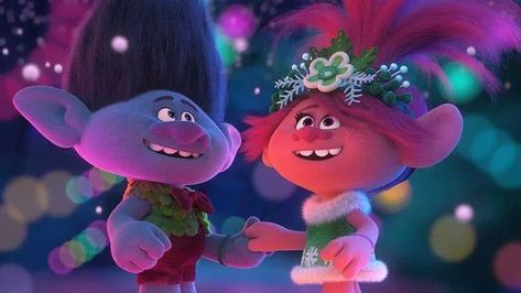 DreamWorks Trolls on Instagram: “💙❄💖” Dreamworks Trolls Oc, Branch And Poppy, Trolls Band Together Characters, Trolls Holiday In Harmony, Trolls Holiday, @kambi Trolls, Big Hero 7, Trolls World Tour Barb, Trolls Dreamworks