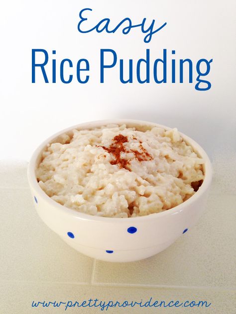 Easy and delicious rice pudding! This is my frugal dessert secret weapon! Guarantee that you will have all the ingredients you need in your cupboards! Rice Leftovers, Homemade Rice Pudding, Rice Puddings, Easy Rice Pudding, Malva Pudding, Rice Pudding Recipes, Creamy Rice Pudding, Rice Pudding Recipe, Avocado Pudding