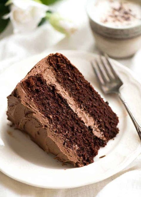 Chocolate Cake | RecipeTin Eats Tin Eats, Chocolate Cake Recipe Moist, Amazing Chocolate Cake Recipe, Chocolate Cake Recipe Easy, Recipe Tin, Recipetin Eats, Best Chocolate Cake, Buttercream Recipe, Chocolate Buttercream