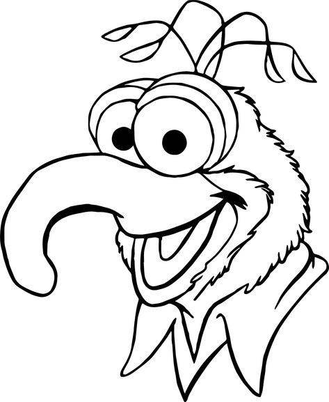 nice The Muppets Muppets Gonzo Coloring Pages Muppet Christmas, Kids Printable Coloring Pages, Baby Coloring Pages, Shoe Designs, Muppet Babies, The Muppet Show, Painting Picture, Paintings Art, Coloring Pages To Print