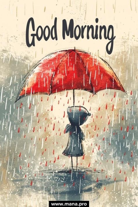 Rainy Cartoon, Friends Cartoon Images, Cartoon Characters Images, Rainy Day Good Morning, Morning Cartoon Images, Rainy Morning Quotes, Good Morning Cartoon Images, Good Morning Team, Good Morning Rain