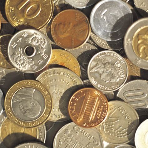 You can cash in foreign coins , but they make a fun addition to spending money from the tooth fairy. Kids like looking up where in the world they are from. Old Coins For Sale, Airport Shopping, Investment Business, All Currency, Foreign Coins, Games Kids, Coin Art, Coins Worth Money, Coins For Sale