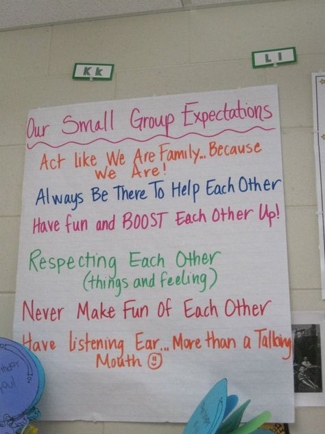 We changed seats and redid our Small Group Expectations Small Group Expectations, Group Expectations, Class Procedures, Teaching Organization, Reading Tutoring, Classroom Anchor Charts, Small Group Reading, Classroom Expectations, Writing Anchor Charts