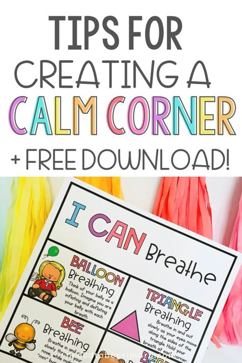 Calm Down Rooms School, Calming Activities For Kindergarten, Preschool Calm Down Kit, Classroom Calm Down Kit, Calm Corner In Preschool, Calming Tools For Classroom, Teacher Calming Corner, Boho Calm Down Corner Classroom, Calming Corner Kindergarten Classroom