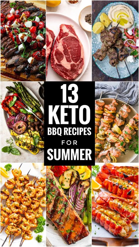 Low Carb Grilling, Keto Bbq, Summer Bbq Recipes, Fried Chicken Breast, Summer Grilling Recipes, Recipes For Summer, Bbq Ideas, Summer Recipes Dinner, Keto Side Dishes