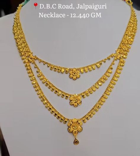 Lohori Gold Necklace, Malabar Jewellery, Marriage Planning, Thali Chain, Mughal Jewelry, Indian Gold Necklace Designs, Simple Necklace Designs, Pearl Earrings Designs, Golden Sparkle