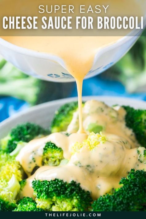 Cheese Sauce For Vegetables, Pepper Boats, Diy Sauces, Sauce For Broccoli, Sauce For Vegetables, Cheese Sauces, Cheese Sauce For Broccoli, Sauce Cheddar, Homemade Cheese Sauce