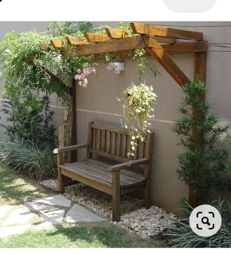 Sit In Garden Ideas, Small Patio Garden, Patio Shade, Outdoor Gardens Design, Garden Yard Ideas, Outdoor Decor Backyard, Yard Design, Camping Ideas, Backyard Patio Designs