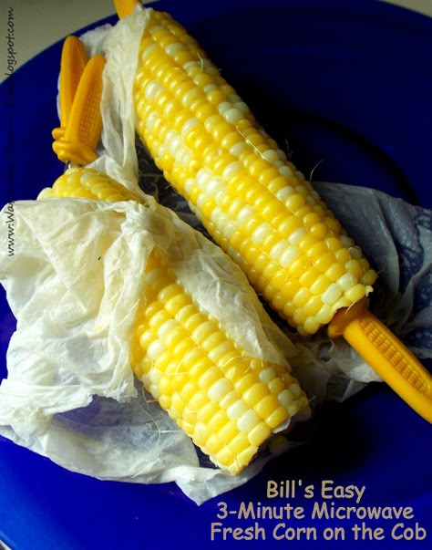 Sweet Corn In Microwave, Cook Corn In Microwave, Corn In Microwave, Corn On The Con, Cooking Sweet Corn, Fresh Corn On The Cob, Shucking Corn, Boiled Corn, How To Cook Corn