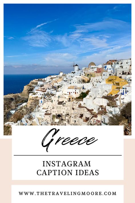 140 Instagram Captions for Greece Vacation Photos Greece Ig Captions, Mykonos Captions Instagram, Santorini Captions Instagram, Greek Captions Instagram, Greece Instagram Captions, Greece Captions, Greece Instagram, Summer Instagram Captions, Santorini Beaches