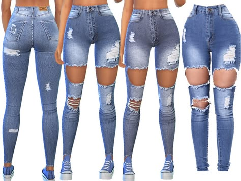 Sims 4 Cc Jeans Women, Sims 4 Cc Women Jeans, Sims 4 Ripped Jeans Cc, Sims 4 Ripped Clothes, Female Jeans Sims 4, Sims 4 Female Bottoms, Sims 4 Ripped Jeans, Sims 4 Everyday Outfit Cc, Sims Jeans