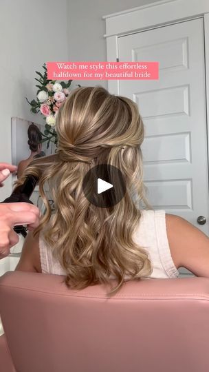 Mom Wedding Hair Half Up, Mother Of Bride Hairstyles Half Up, Hairstyle For Mother Of The Bride, Half Up Half Down Mother Of Bride Hair, Mother Of Groom Hair, Mother Of The Bride Hair Half Up, Jada Facer, Wedding Up Do, Charleston Bride