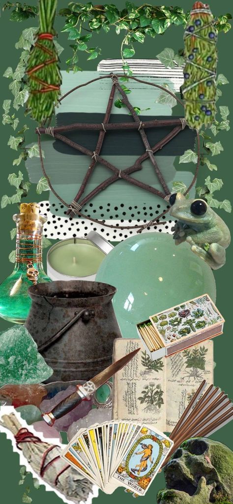 Witchcraft Phone Wallpaper, Green Witch Wallpaper Aesthetic, Witch Craft Aesthetic Wallpaper, Witchcraft Wallpaper Iphone, Green Witchy Wallpaper, Witch Craft Wallpaper, Witchcraft Wallpaper Aesthetic, Green Witch Aesthetic Wallpaper, Green Witch Wallpaper