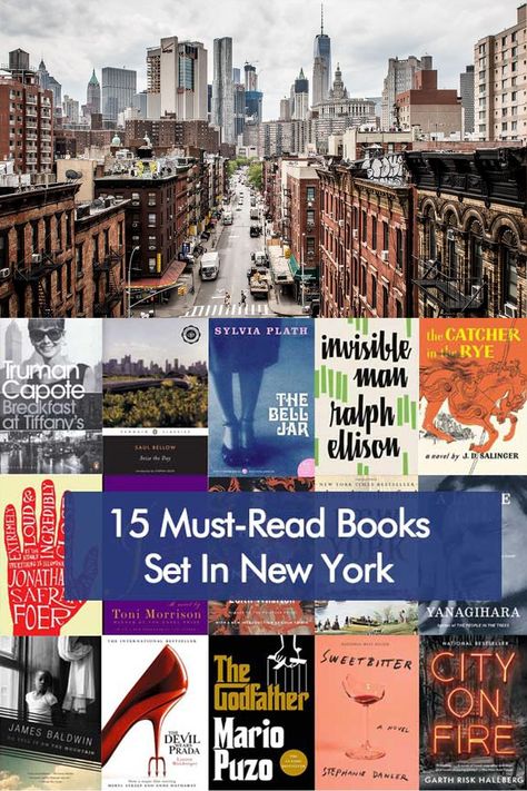 These 15 must-read books set in New York include national bestsellers and Noble Prize and Pulitzer Prize winners. Visit the Empire State and get in a New York state of mind with these books that take place in New York. #BooksSetinNewYork #NewYorkbooks #NewYork #books Noble Prize, All About Books, New York State Of Mind, National City, Places In New York, Books You Should Read, Pulitzer Prize, Toni Morrison, About Books