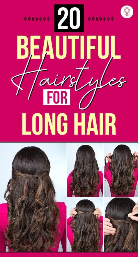 Fixing Long Hair Easy Hairstyles, Easy Long Hairstyles For Wedding, Long Length Hair Styles For Women, Extra Long Hair Hairstyles, Styling Really Long Hair, How To Style Extra Long Hair, Diy Hairstyles For Long Hair, Hairstyles For Long Thick Wavy Hair, Hairstyles For Long Hair Women