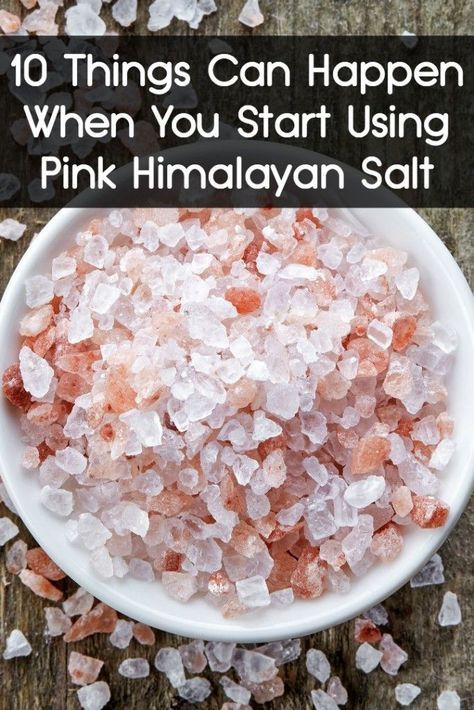 10 Things Can Happen When You Start Using Pink Himalayan Salt ~ Desayuno Keto, Himalayan Pink Salt, Pink Salt, Himalayan Salt, Back To Nature, Health Info, Wellness Tips, Health Remedies, Healthy Tips