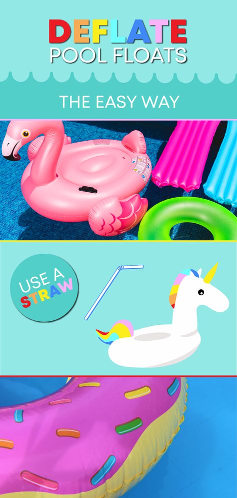 Pool Float Storage Ideas, Pool Toy Organization, Float Storage, Pool Float Storage, Unicorn Float, Pool Storage, Pool Toy, Pool Deck Ideas, Pool And Patio