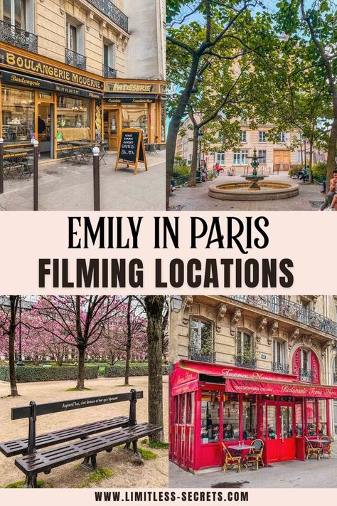 Emily in Paris filming locations you have to see. If you are a fan of the popular Netflix series Emily in Paris, you will probably want to retrace her steps while you are visiting Paris! Here is the list of the best Emily in Paris filming locations + my local tips about these places. You will (re)- discover some of the most famous Parisian spots, but also some hidden Parisian gems! Paris Must See, Place Wallpaper, Paris Trip Planning, Paris Quotes, Paris Bucket List, Paris Things To Do, Paris Itinerary, Paris Travel Tips, Paris France Travel