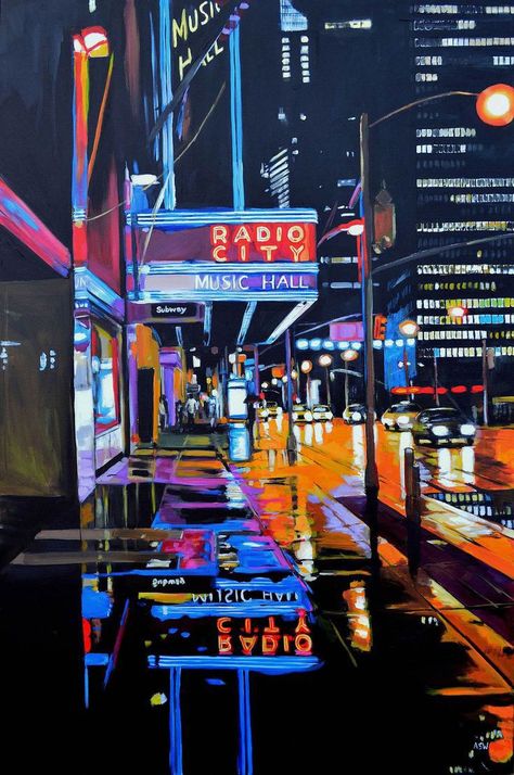 Urban Art Installation, New York Painting, Gcse Art Sketchbook, City Painting, New York Art, Gcse Art, A Level Art, Wakefield, Contemporary Art Gallery