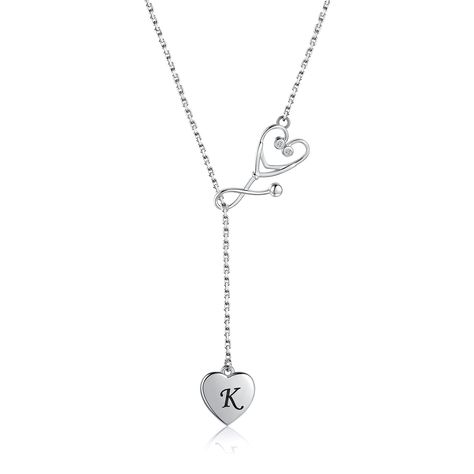 JZCOLOR Nurse Stethoscope Necklace for Women - 925 Sterling Silver Initial Letter Doctor Stethoscope Pendant Doctor Nurse Medical Student Graduation Jewelry Gift (As an Amazon Associate I earn from qualifying purchases) Medical Student Graduation, Doctor Stethoscope, Doctor Jewelry, Medical Stethoscope, Doctor Dentist, Stethoscope Necklaces, Surgeon Doctor, Nurse Stethoscope, Graduation Jewelry