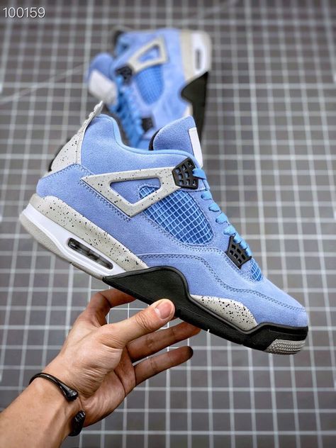 Air Jordan 4 Retro SE University Blue CT8527-400 Jordan 4 University Blue, Air Dior, Cute Nike Shoes, Jordan 4 Retro, Air Jordan 4 Retro, Cute Nikes, Women Best, How Do I Get, University Blue