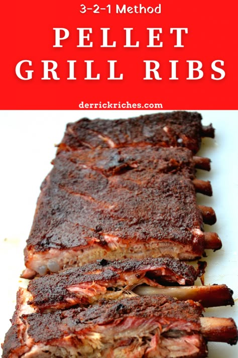 Pellet Grill Pork Ribs Pellet Grill Ribs, Grilled Spare Ribs, Grill Ribs, Wood Pellet Grill Recipes, Smoked Pork Recipes, Pork Loin Ribs, Pork Ribs Grilled, Smoked Pork Ribs, How To Cook Ribs