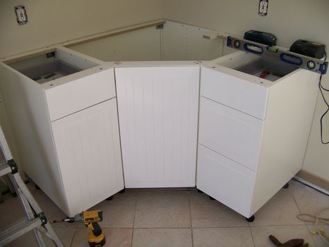 Ikea Corner Kitchen Cabinet, Corner Kitchen Sink Cabinet, Kitchen Sink Sizes, Corner Kitchen Sink, Kitchen Sink Cabinet, Corner Base Cabinet, Kitchens Cabinets, Kitchen Ikea, Corner Kitchen Cabinet