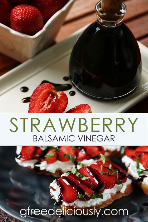 Strawberry Balsamic Vinegar – A Flavorful Infusion that is so worthwhile to make at home… Infused Balsamic Vinegar, Infused Balsamic Vinegar Recipes How To Make, Strawberry Balsamic Vinegar Recipes, Strawberries And Balsamic Vinegar, Strawberry Balsamic Vinaigrette, Infused Balsamic Vinegar Recipes, Basalmic Vinegar Recipe, Diy Balsamic Vinegar, Flavored Balsamic Vinegar Recipes