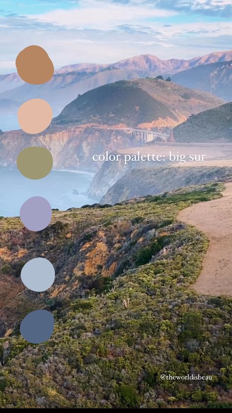 West Coast Colour Palette, Cabo Color Palette, Southern California Color Palette, California Colour Palette, California Coastal Aesthetic, San Diego Color Palette, California Coastal Color Palette, Summer Beach Color Palette, Granola Girl Color Palette