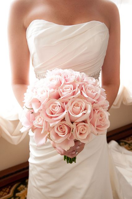 All pale pink rose bouquet. Bridal Bouquet. Flower Factor Pale Pink Roses, Pink Rose Bouquet, Bride Bouquets, Bridal Flowers, Beautiful Bouquet, Rose Bouquet, Pink Wedding, Lany, Future Wedding