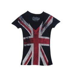 Womens Union Jack Tee $15 Journeys Rose Tyler Costume, Rose Tyler Cosplay, Union Jack Dress, Matt Smith Doctor Who, Billie Piper, Rose Tyler, British Invasion, British Flag, Pinterest Closet