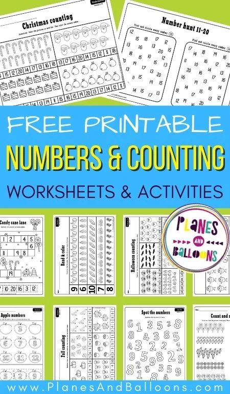 Preschool Number Activities 1-20, Free Numbers Preschool Printables 1-20, Free Number Worksheets For Preschool, Counting To 20 Worksheets Free Printable, Number 11-20 Worksheets Free, Preschool Number Worksheets 1-20 Free, Printable Number Line 1-20 Free, Number 10 Activities, Free Printable Numbers 1-20 Preschool