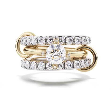 Ready to pop the question? Pick one of these creative rings that are perfect for brides that are anything but average. Engagement Ring Stacks, Creative Engagement Rings, Diamond Carat Size, Unusual Wedding Rings, Unusual Engagement Rings, Ring Stacks, Unusual Wedding, Most Popular Engagement Rings, Popular Engagement Rings