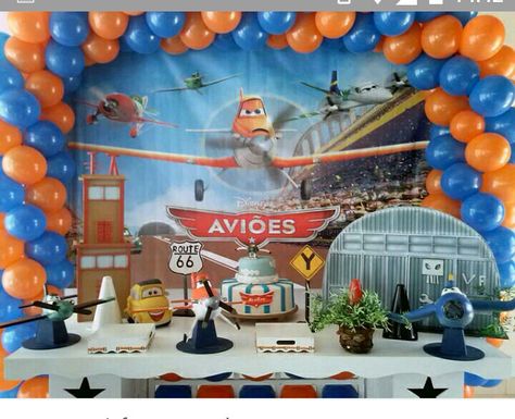 Disney Planes Party, Planes Birthday, Planes Party, Disney Planes, First Birthday Party Themes, 4th Birthday, Bday Party, Party Planning, Birthday Party Themes