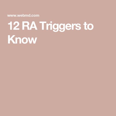 12 RA Triggers to Know Ra Flare Up Quotes, Rheumatoid Flare Up, Rheumatoid Nodules, Ra Symptoms, Autoimmune Diet, Hand Pain, Alternative Treatments, Mayo Clinic, Aids Hiv