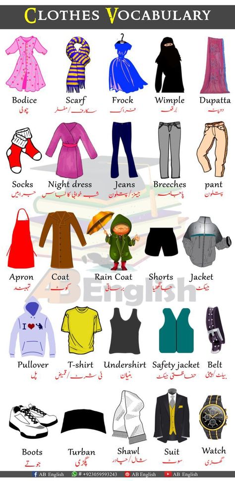 Clothes Names In English, Clothes Names, Neon Prom Dresses, Urdu Language, Beauty Tips In Urdu, Crystal Wedding Dress, To Learn English, Basic English, Dress Name