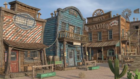 Old West Town, Planet Coaster, Old Western, West Town, Western Town, Small Sheds, Fantasy Background, Backgrounds Wallpapers, Western Theme