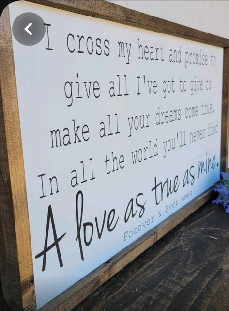 Song Lyric Signs, Vinyl Frame, Signs With Quotes, Vinyl Frames, Country Song, Country Music Lyrics, Country Song Lyrics, Great Wedding Gifts, Diy Vinyl