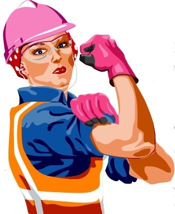 9% of workers in the construction industry are woman - #femalePPE @EHSToday Women In Construction Quote, Women In Construction Industry, Women In Construction, Engineer Cartoon, Construction Quotes, Women In Engineering, Ing Civil, Female Engineer, Student Picture