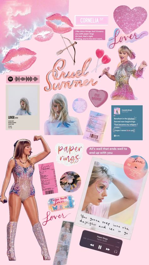 Taylor Swfit, Taylor Swift Book, Lover Taylor, Taylor Swift Party, Taylor Swift Birthday, Collage Diy, Bday Party Theme, Taylor Swift Tour Outfits, Summer Scrapbook