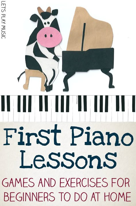 Let's Play Music : Getting Started with teaching kids piano lessons at home Simple Piano Sheet Music For Beginners, Easy Piano Sheet Music Free, Easy Sheet Music For Piano, Beginner Sheet Music, Piano Notes For Beginners, Learn Piano Beginner, Practice Piano, Beginner Piano Lessons, Lets Play Music