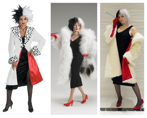 Cruela Devil Costume, Cruelly Devil Costume, Villians Costumes, Cruelly Devil, Cruela Devil, 2022 Costumes, Cruella Deville, Devil Costume, Halloween 2016