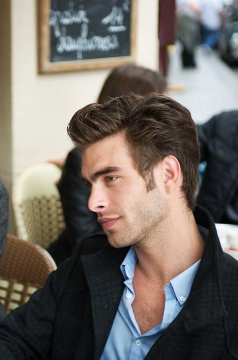 Jon Kortajarena, Beard Style, Diamond Face Shape, Face Shape Hairstyles, Diamond Face, Beard Styles For Men, Side Profile, Hair And Beard Styles, Beard Styles