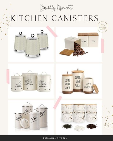 Farmhouse Kitchen Canister Set, Canister Sets For Kitchen, Farmhouse Canister Set, Farmhouse Kitchen Canisters, Farmhouse Canisters, Coffee Canisters, Ceramic Canister Set, Kitchen Storage Canisters, Kitchen Ceramic