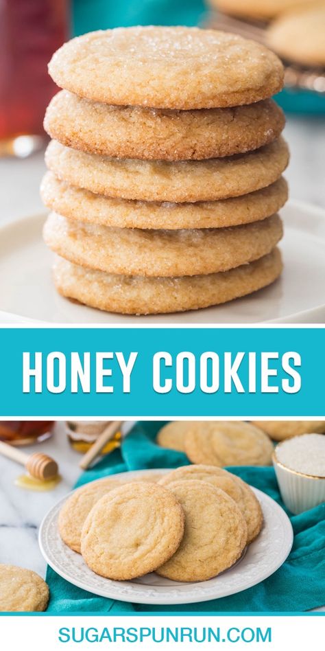 Honey Cookies Recipe, Honey Dessert, Honey Cookies, Baking With Honey, Brown Spots Removal, 140 Pounds, Honey Recipes, Biscuit Cookies, Brown Spots